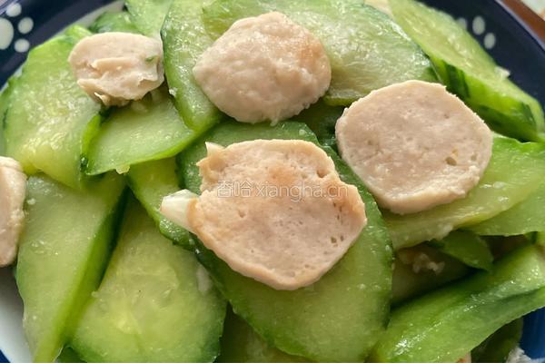 肉丸子片炒黄瓜的做法图解9