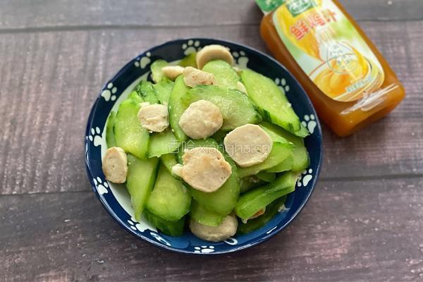 肉丸子片炒黄瓜的做法图解11