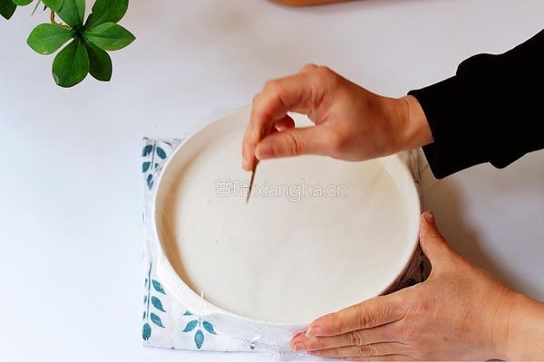 芋泥肉松麻薯的做法图解7
