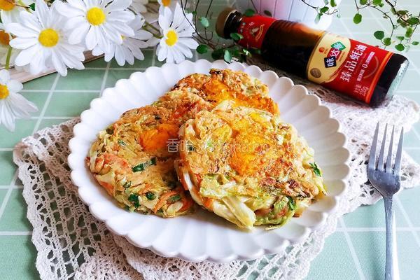 蔬菜鸡蛋饼的做法图解12
