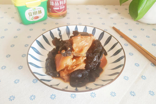 木耳炖肉 的做法图解12
