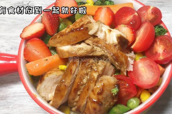 鸡胸时蔬能量碗的做法图解5