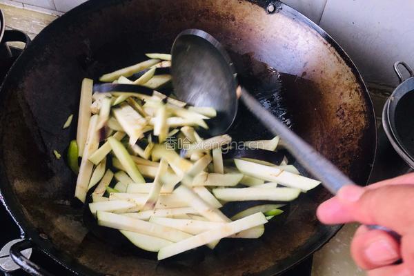 蒜香茄子的做法图解4