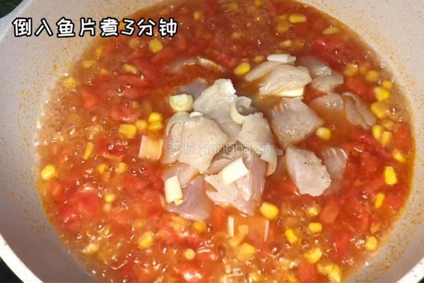 茄汁玉米龙利鱼的做法图解4