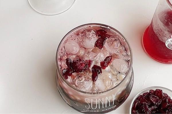 桑葚茶冻蔓越梅饮的做法图解8