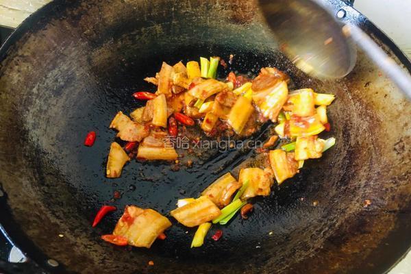 干锅莲花菜的做法图解6