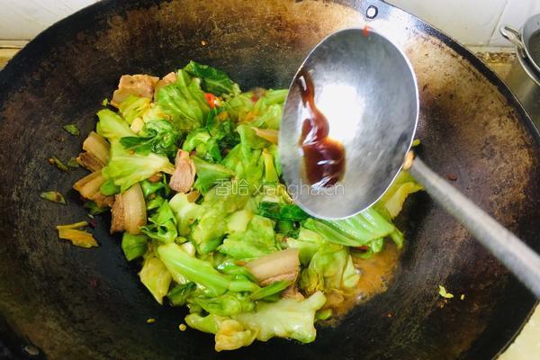 干锅莲花菜的做法图解12