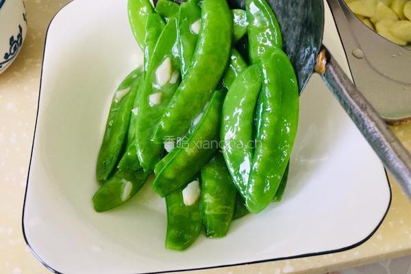 清炒荷兰豆的做法图解9