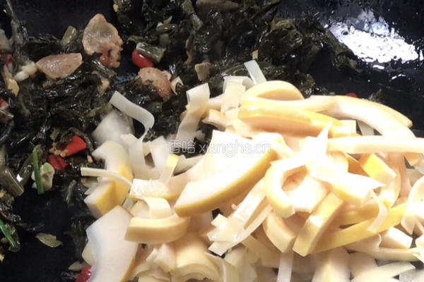 酸菜炒春笋的做法图解8