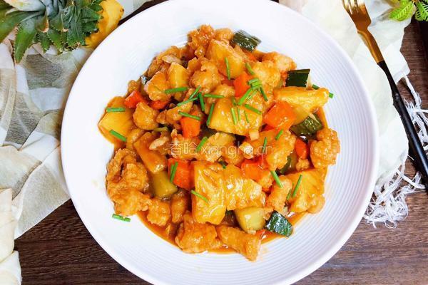 菠萝咕噜肉的做法图解15