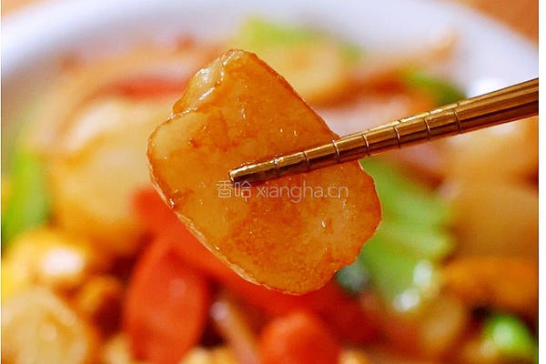 火腿肠鸡蛋炒年糕的做法图解14