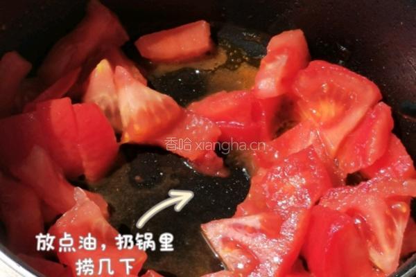 番茄鸡蛋面的做法图解2