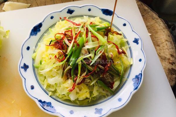白灼莲花白的做法图解7