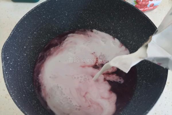 蔓越莓奶冻白玉丸子的做法图解2