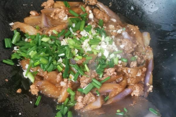 肉沫茄子的做法图解5