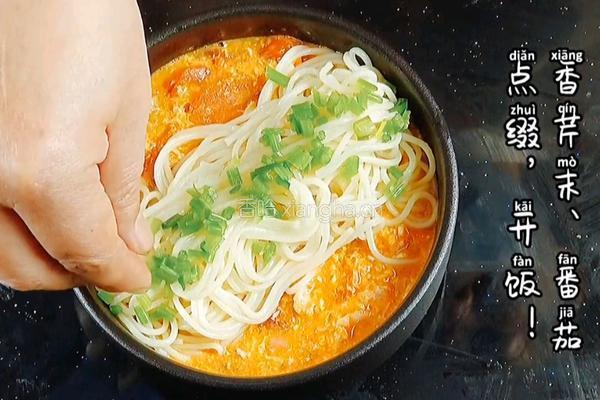 番茄鸡蛋面的做法图解13