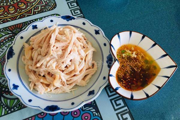 蘸水手撕鸡脯肉的做法图解11