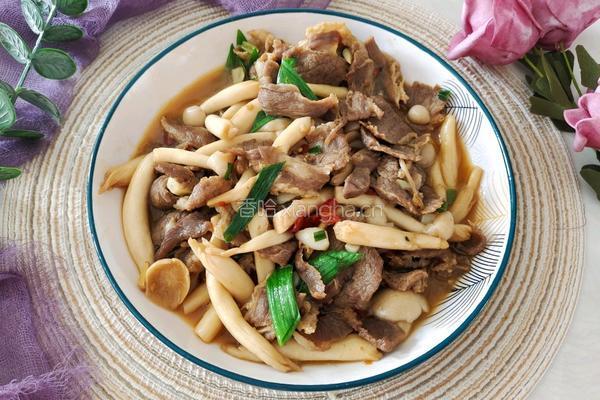 菌菇炒牛肉的做法图解10
