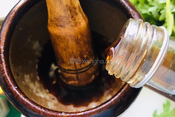 蕨根粉拌菠菜的做法图解7