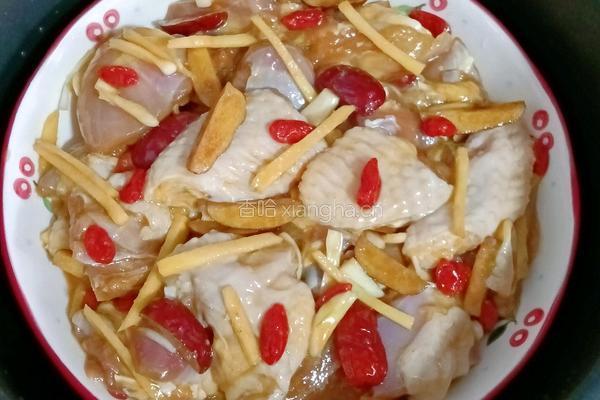 红枣枸杞蒸鸡的做法图解13