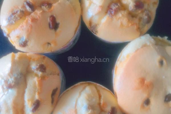 空气炸锅版（提子纸杯蛋糕）的做法图解12