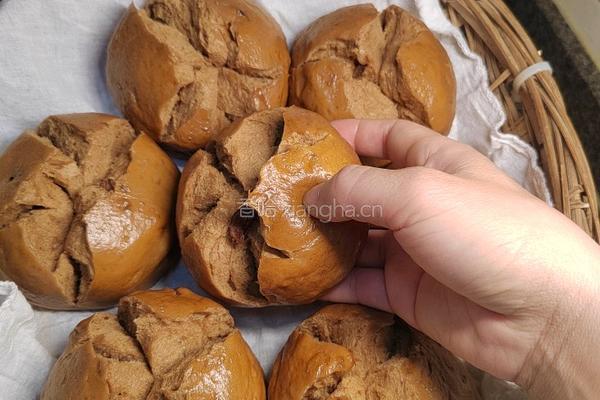 自制枣香红糖开花馒头的做法图解25