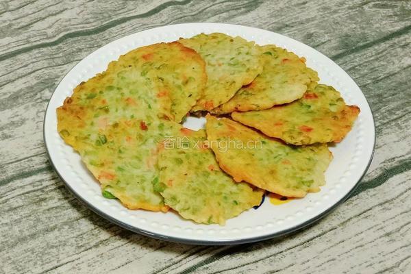 豌豆火腿鸡蛋饼的做法图解10