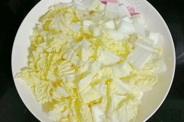娃娃菜火腿蛋炒饭的做法图解4