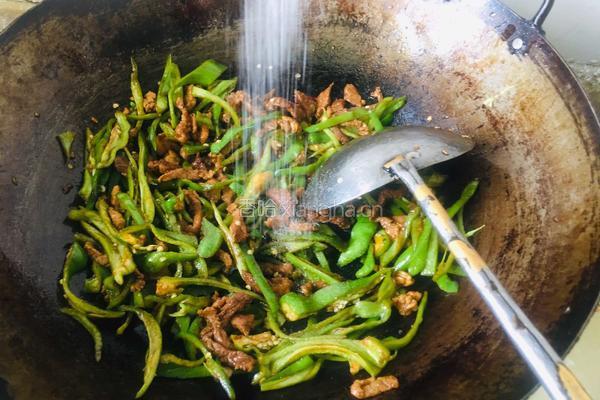 青椒肉丝的做法图解8