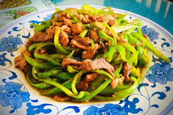 青椒肉丝的做法图解9