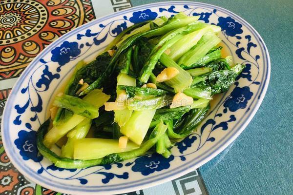 蒜蓉油麦菜的做法图解8