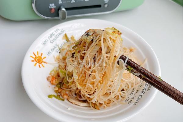 炒米粉的做法图解9