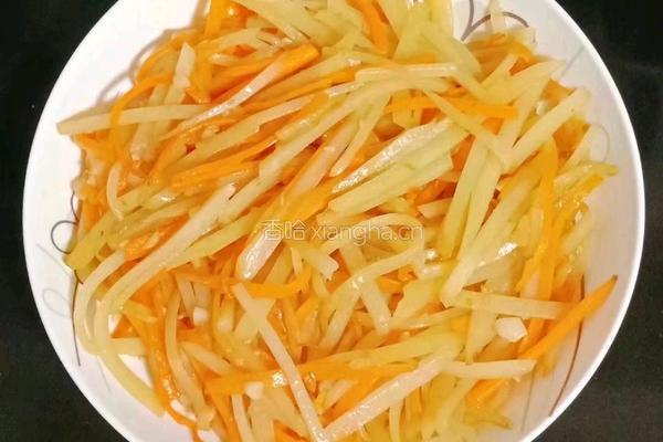 胡萝卜鸡蛋卷饼的做法图解6