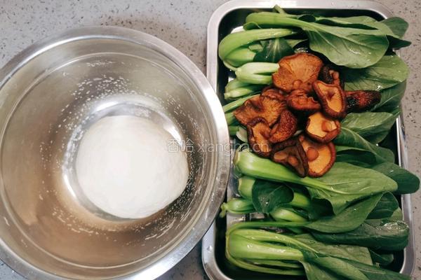 香菇青菜包子的做法图解3
