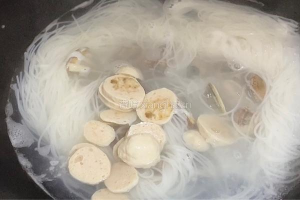 蛤蜊清汤米粉的做法图解5