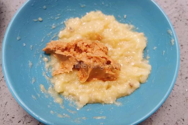 坚果巧克力香蕉燕麦饼的做法图解5