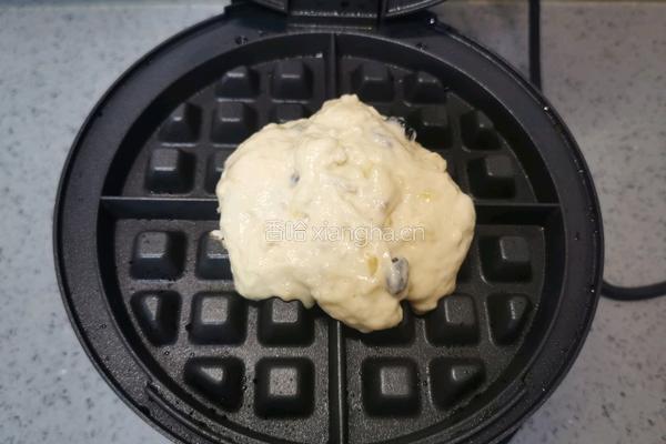 黑加仑华夫饼的做法图解14