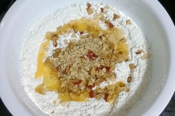 核桃红枣小饼的做法图解7