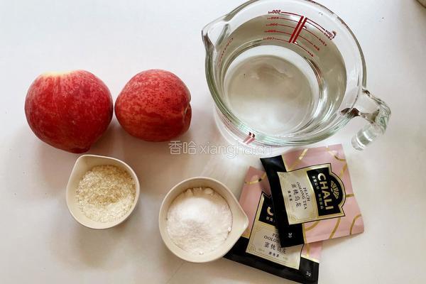 蜜桃茶冻的做法图解1