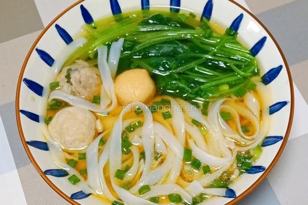 肉丸汤河粉的做法图解10