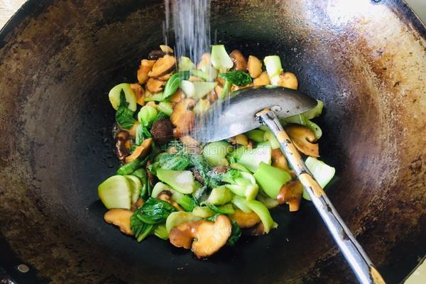 蚝油香菇油菜的做法图解8
