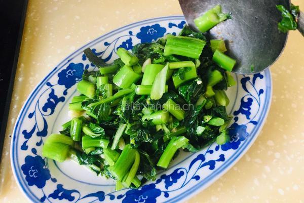 蒜蓉菜心的做法图解9