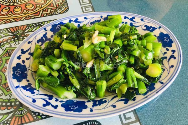蒜蓉菜心的做法图解10
