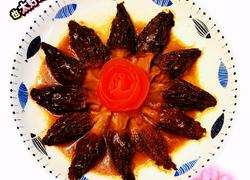 羊肚菌酿猪肉沫