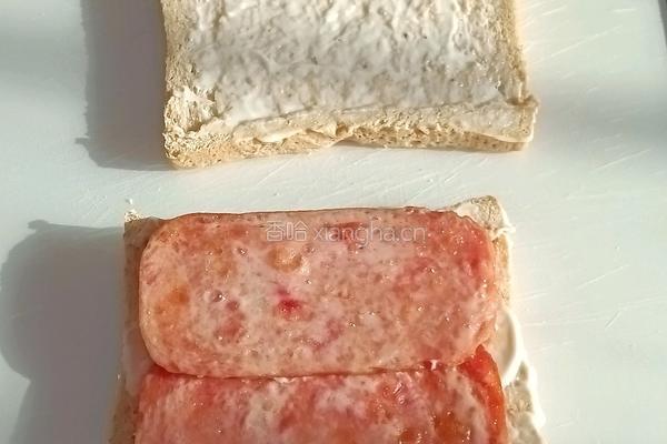 午餐肉鸡蛋三明治的做法图解8