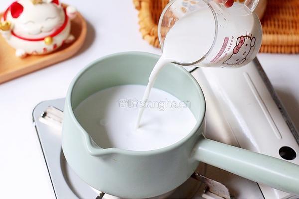奶香椰子糕的做法图解3