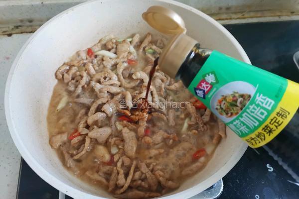 青椒炒肉丝的做法图解11