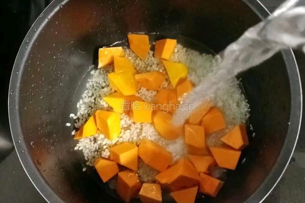 双米南瓜瘦肉粥的做法图解11