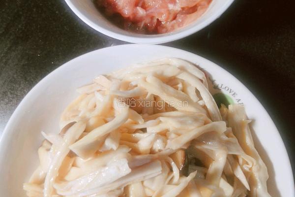 耗油手撕杏鲍菇的做法图解6