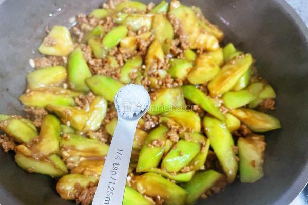 丝瓜肉末的做法图解11